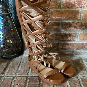 NEW Charles & Keith Tall Gladiator Sandals